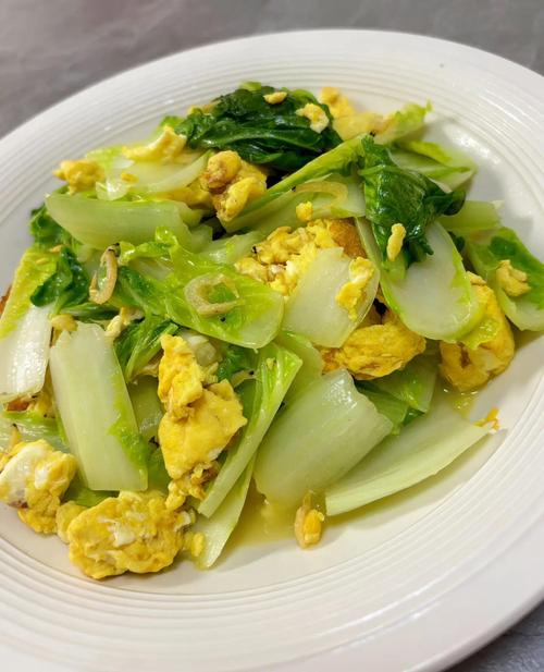 小白菜炒鸡蛋怎么做