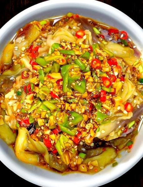 蒜拌茄子的家常做法简单