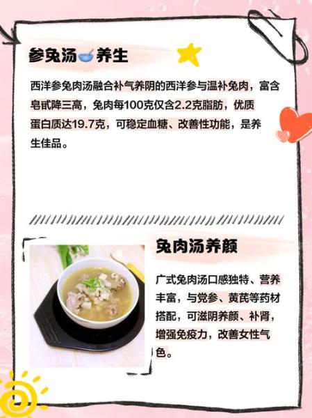 兔肉的煲汤做法大全