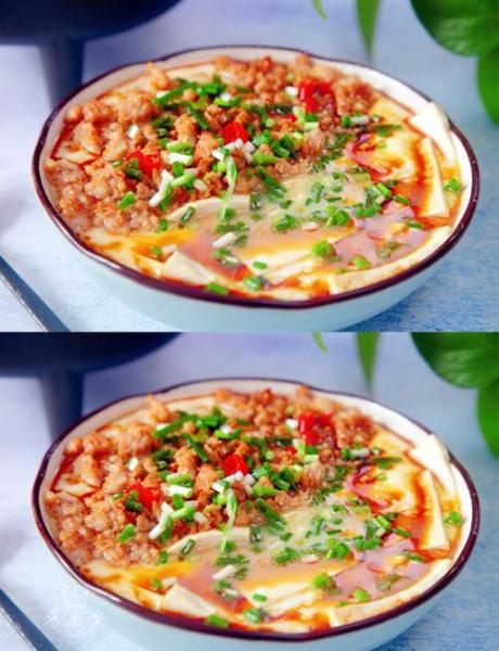 香菇肉末蒸豆腐,怎么做的呢?香菇需要焯水吗?