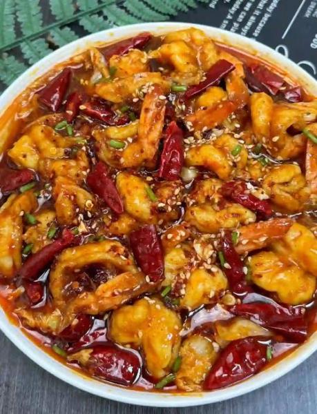 干锅麻辣虾的做法