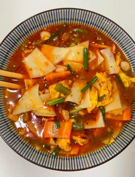 牛肉烩面片的家常做法