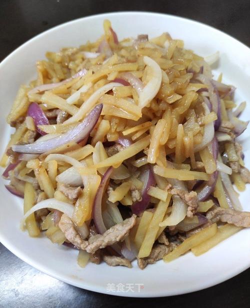 肉炒洋葱土豆丝的家常做法
