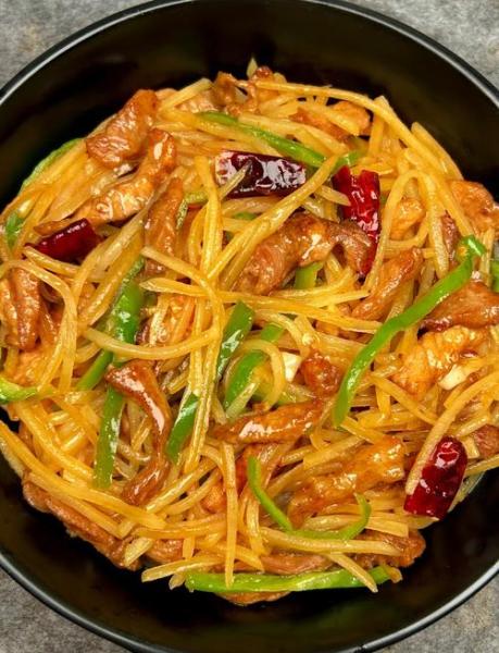 土豆丝炒肉怎么做