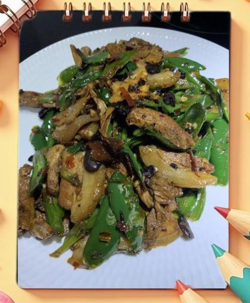 二荆条炒肉丝的做法