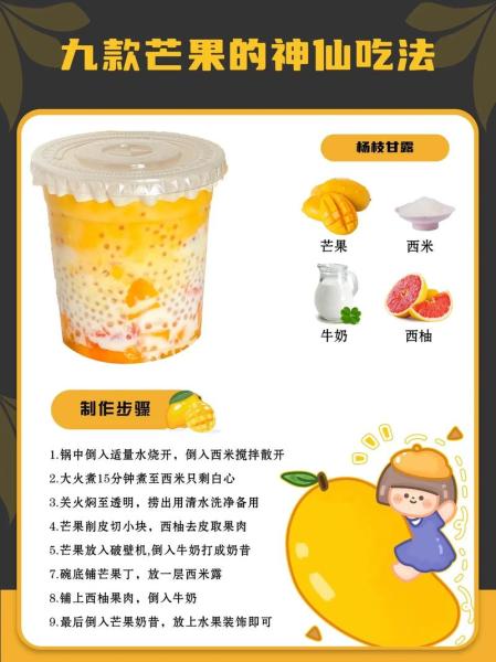 芒果的20种家常做法