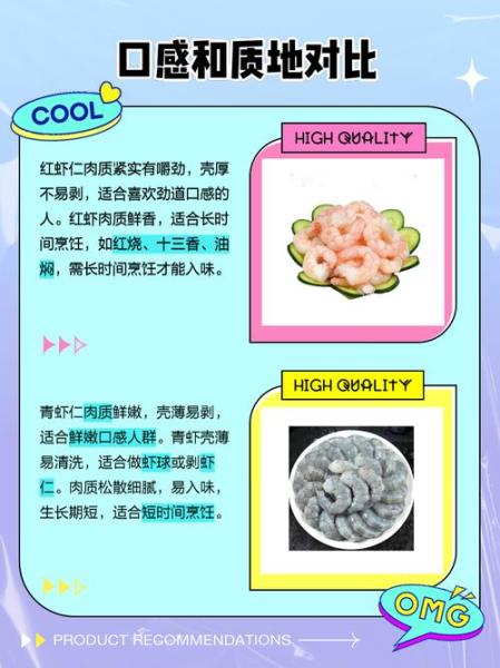 如何区分青虾仁和红虾仁呢?
