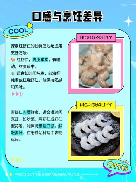 青虾仁和红虾仁有什么区别啊?