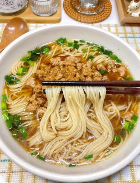 面条肉末汤的做法