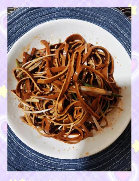 红油腐干食物做法